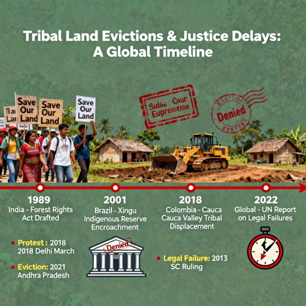Tribal Land Evictions Timeline