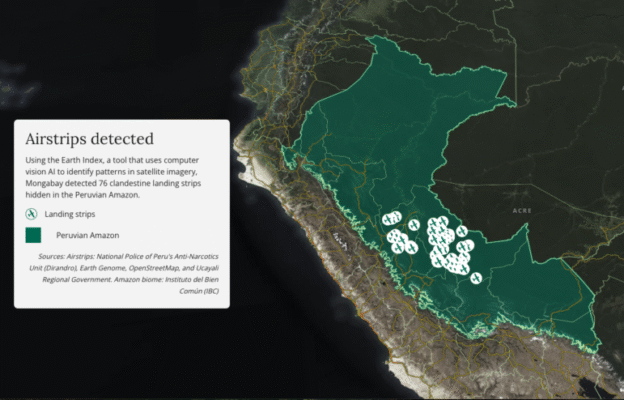 Clandestine Landing Strips in the Peruvian Amazon